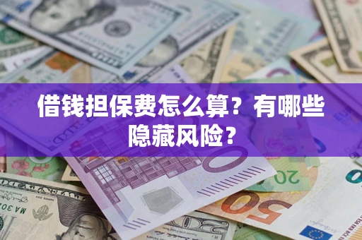 北京借钱担保费怎么算？有哪些隐藏风险？