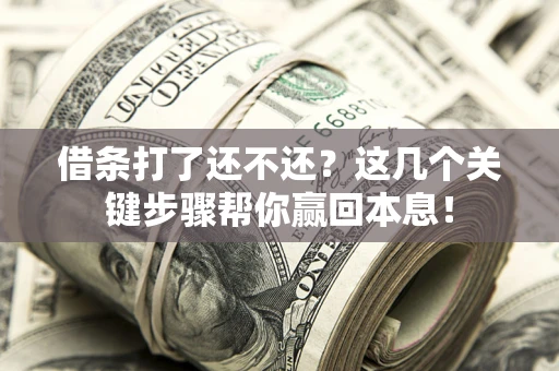 北京借条打了还不还？这几个关键步骤帮你赢回本息！