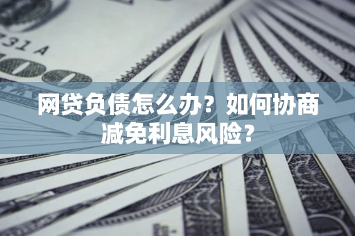 北京网贷负债怎么办？如何协商减免利息风险？