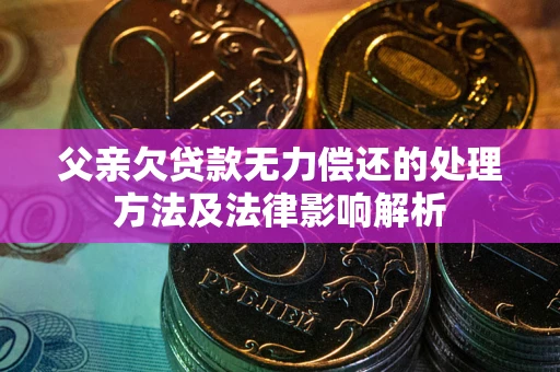 北京父亲欠贷款无力偿还的处理方法及法律影响解析