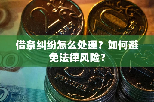 北京借条纠纷怎么处理？如何避免法律风险？